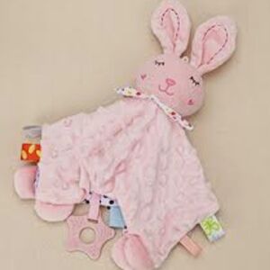 BBsky Pink Bunny Blanket